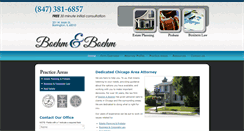 Desktop Screenshot of boehm-boehmlaw.com